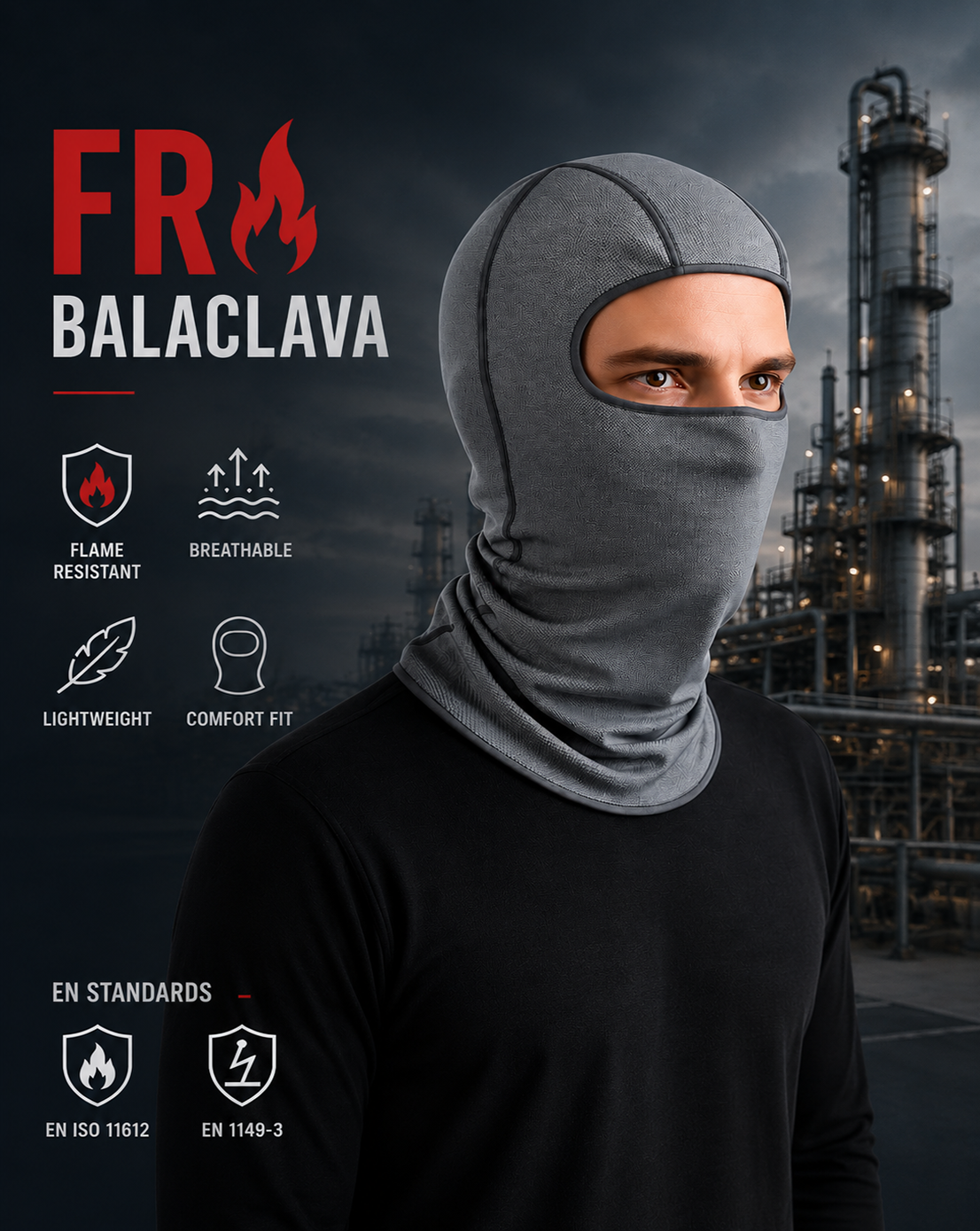FR9001-Flame Retardant Balaclava (FR)
